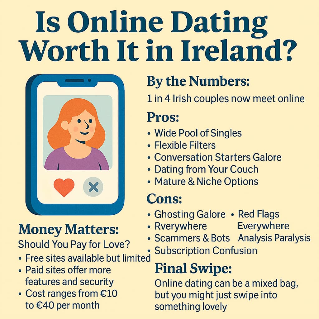 Dating24.ie Article - Is Online Dating Worth It in Ireland? A Wee Wild Ride Through Love, Stats & Swipes