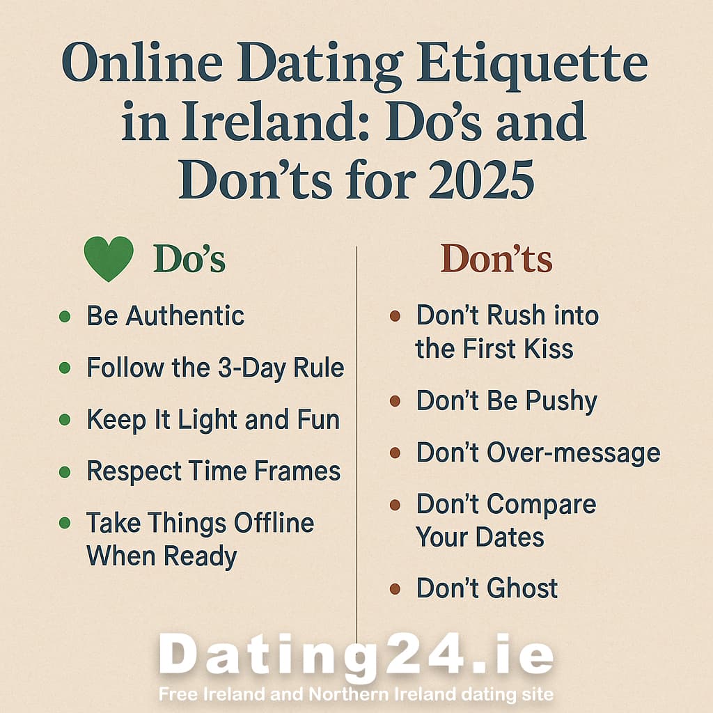 Dating24.ie Article - Online Dating Etiquette in Ireland: Do’s and Don’ts for 2025