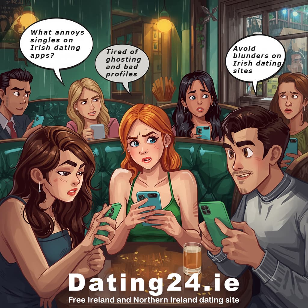 Dating24.ie Article - Pet Peeves of Irish Singles on Dating Apps and Sites: Avoid These Blunders